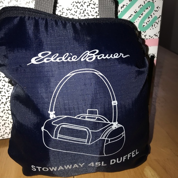 eddie bauer stowaway 45l duffel
